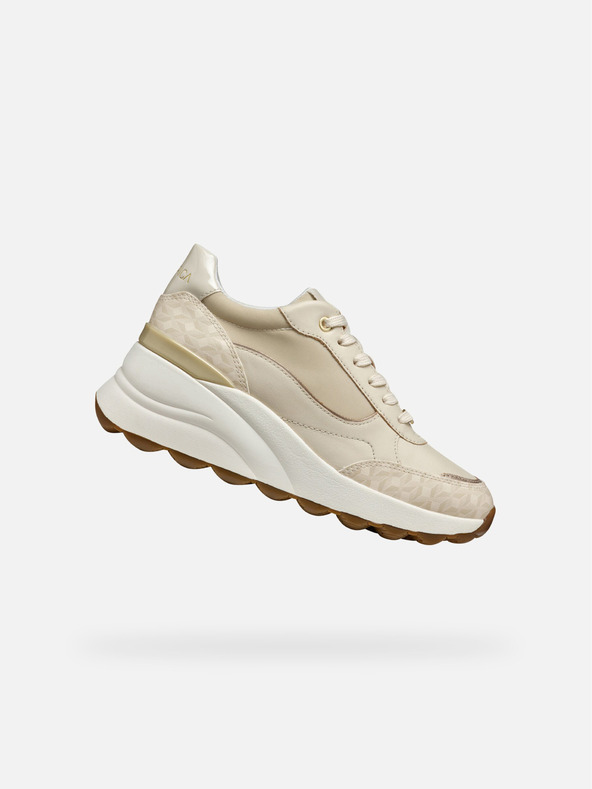 Geox Geox Spherica EC13 krem ​​ženske tenisice