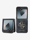 Guess Stražnja maska ​​Guess PU 4G s metalnim logotipom za Samsung Galaxy Z Flip 6 siva