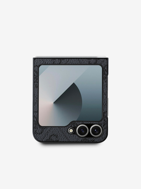 Guess Stražnja maska ​​Guess PU 4G s metalnim logotipom za Samsung Galaxy Z Flip 6 siva