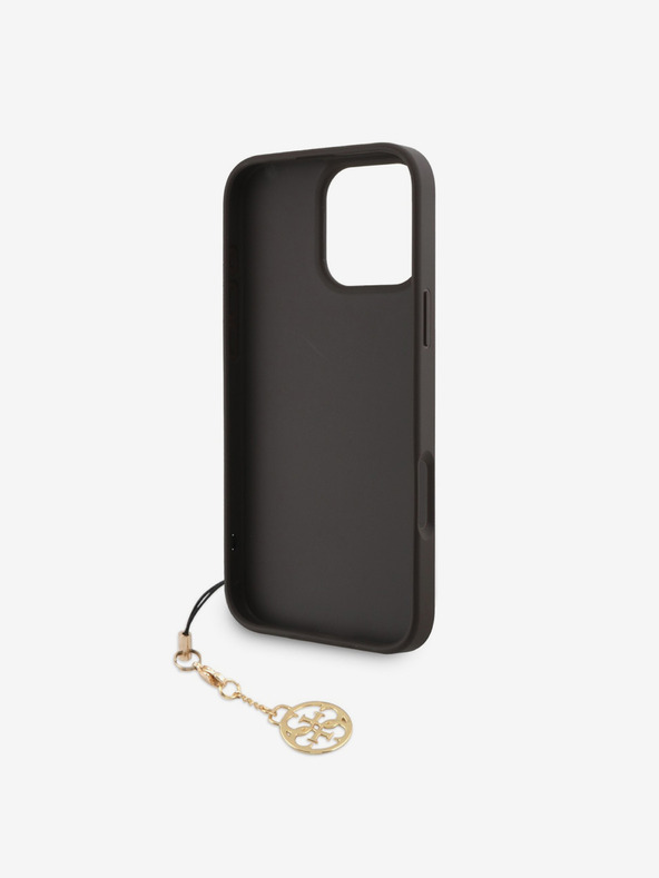 Guess Stražnja maska ​​Guess 4G Charm za iPhone 16 Pro Max Tone on Tone Brown