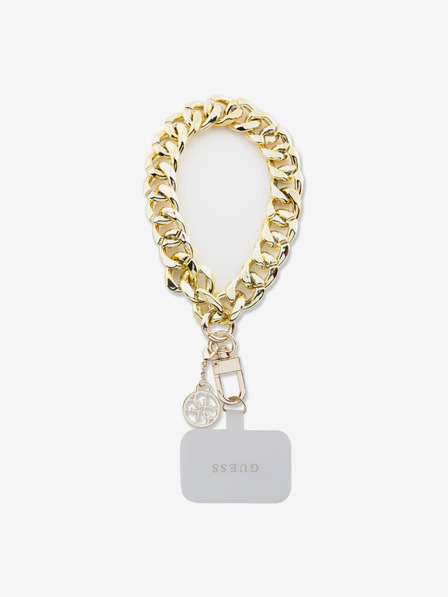 Guess Univerzální Popruh na Ruku 4G Charm Gold Etui za telefon