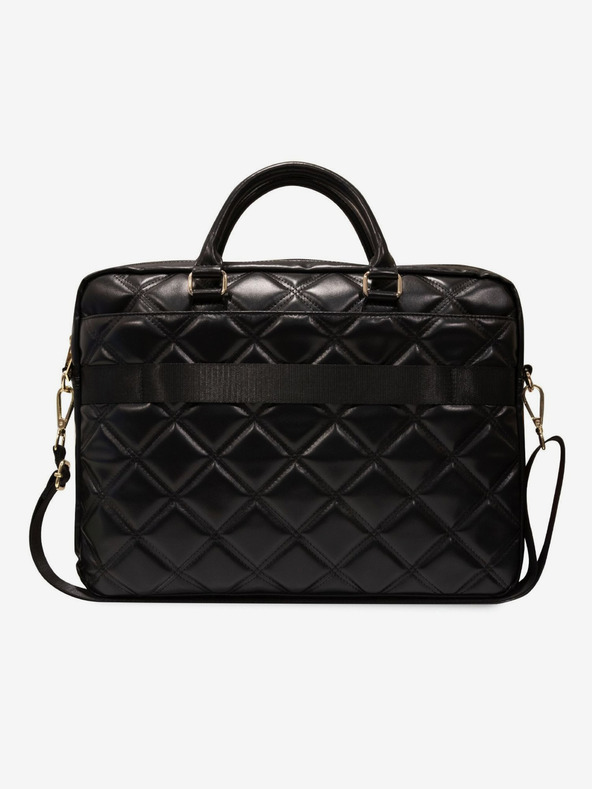 Guess PU Quilted 4G Metal Logo Taška na Notebook 15/16" Black Etui za telefon