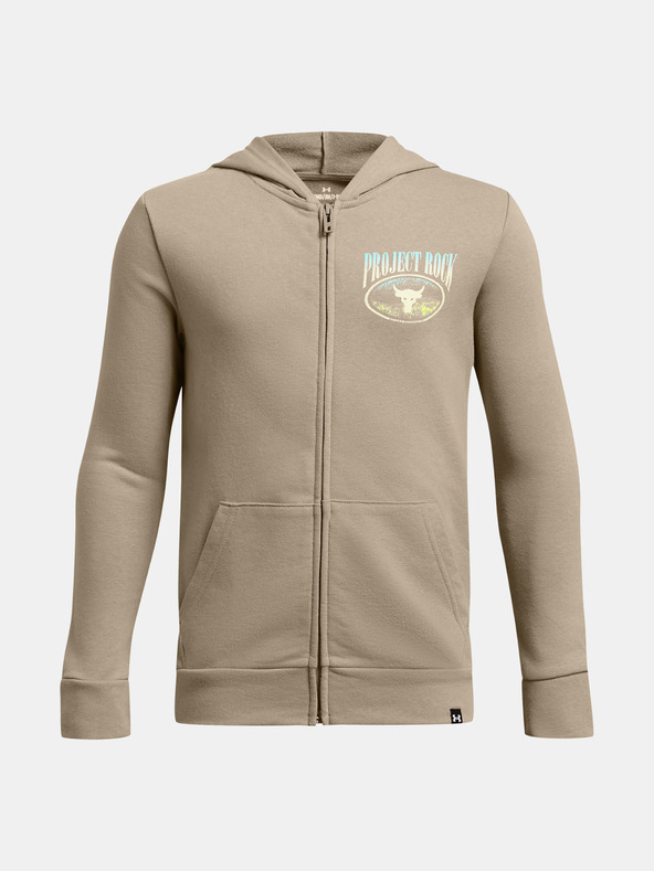 Under Armour Dječački hoodie Under Armour Pjt Rck Boys LS FZ HD Q1-BRN