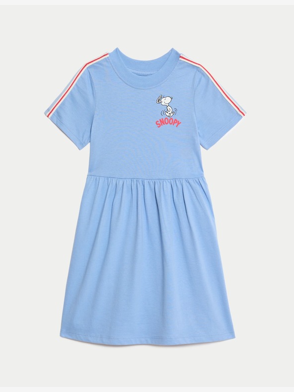 Marks & Spencer Snoopy™ haljina od čistog pamuka (12 mjeseci - 8 godina) Marks & Spencer plava