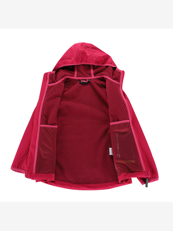 ALPINE PRO Dječja softshell jakna s membranom ALPINE PRO EZORO cabaret varijanta pb