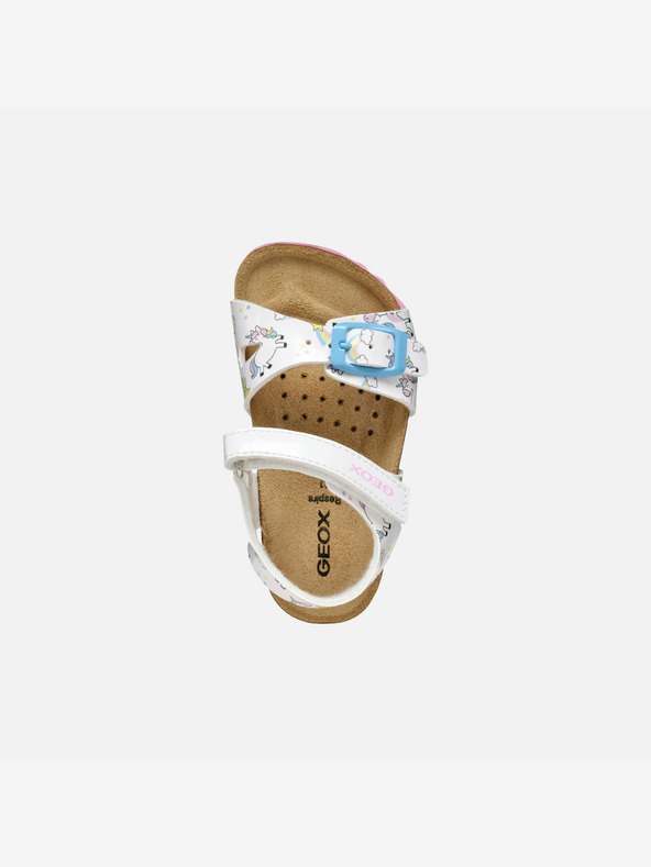Geox Bijele sandale Geox Chalki za djevojčice