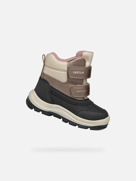 Geox Crne gležnjače za djevojčice Geox Flanfil ABX