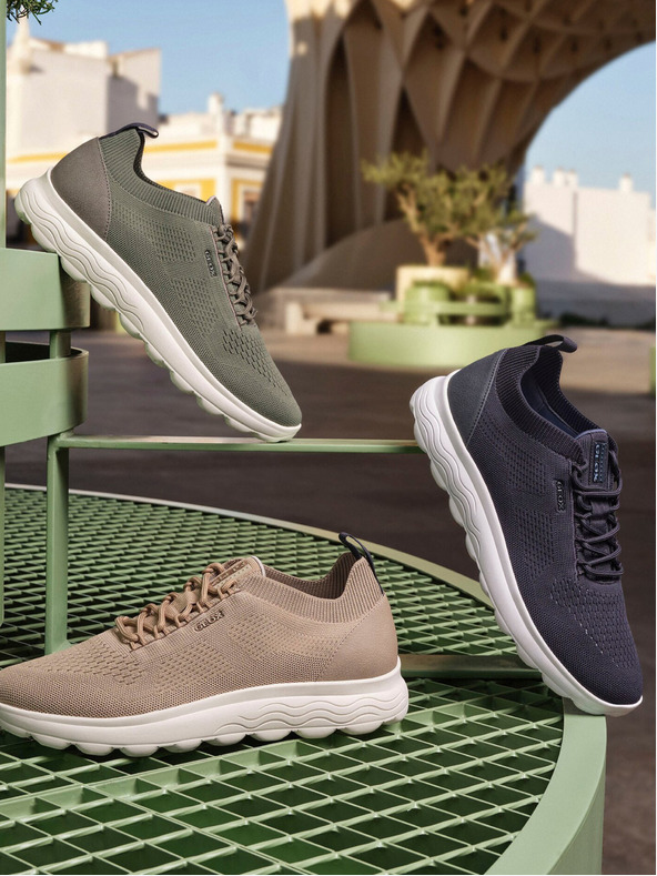 Geox Geox Spherica tamno zelene muške tenisice