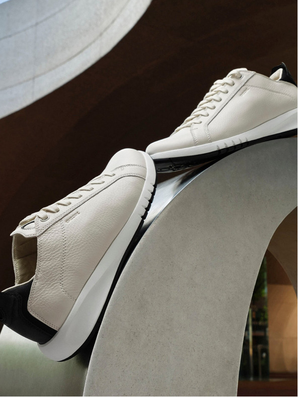 Geox Bijele muške tenisice Geox Aerantis