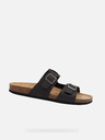 Geox Crne muške papuče Geox Ghita