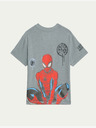 Marks & Spencer Marks & Spencer majica kratkih rukava s printom Spider-Man od čistog pamuka (2-8 godina) siva