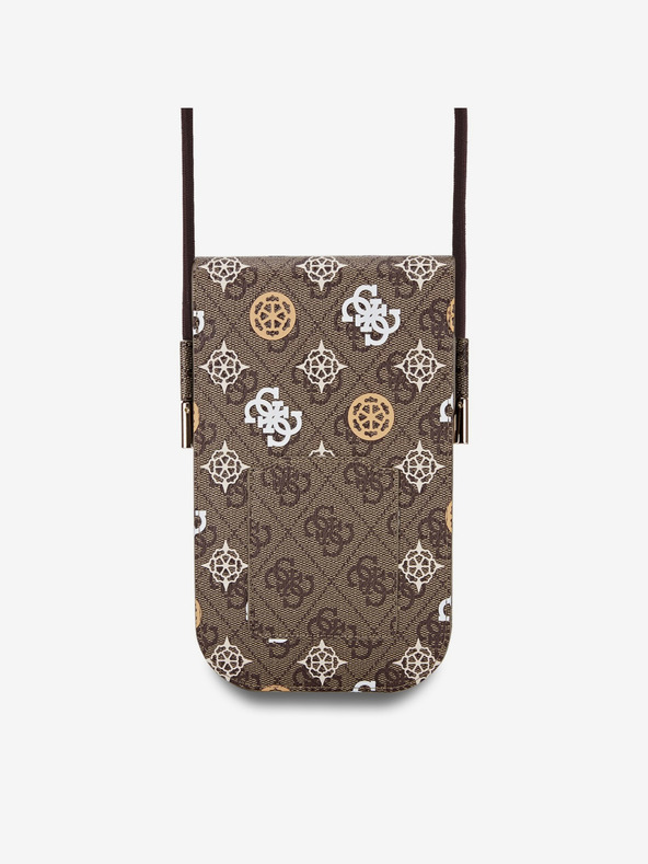 Guess Guess PU 4G Peony višebojna telefonska torba smeđa