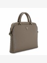 Guess Guess PU zrnata trokutasta torba za prijenosno računalo 15/16" smeđa