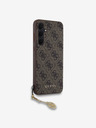 Guess Stražnja maska ​​Guess 4G Charm za Samsung Galaxy A35 5G smeđa