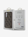 Guess Stražnja maska ​​Guess 4G Charm za Samsung Galaxy A35 5G smeđa