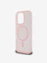 Guess Guess IML Glitter Ring MagSafe stražnja maska ​​za iPhone 16 Pro Pink