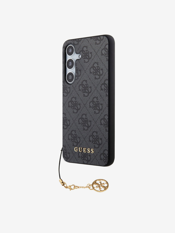 Guess Stražnja maska ​​Guess 4G Charm za Samsung Galaxy S24 siva