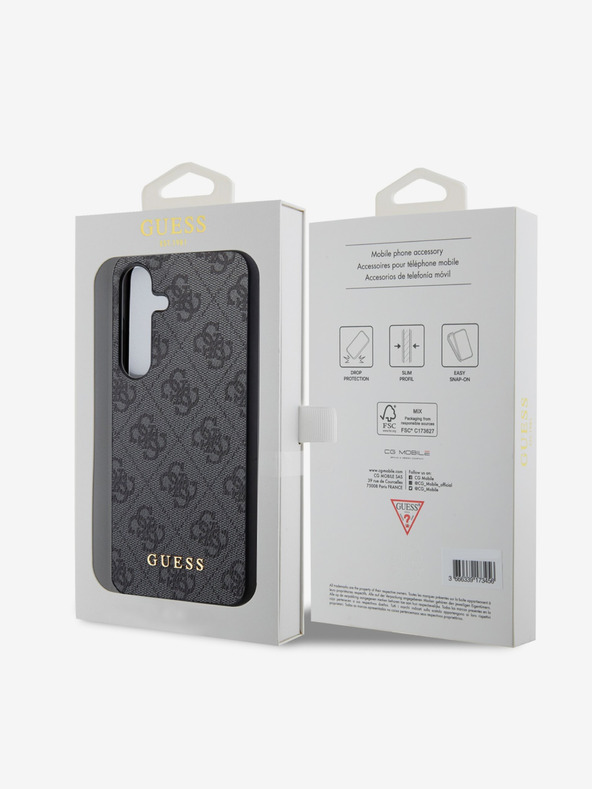 Guess Stražnja maska ​​Guess 4G Charm za Samsung Galaxy S24 siva