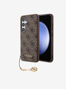 Guess Stražnja maska ​​Guess 4G Charm za Samsung Galaxy S24 smeđa