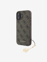 Guess Stražnja maska ​​Guess 4G Charm za iPhone 16 Plus Tone on Tone Brown