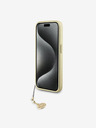 Guess Stražnja maska ​​Guess 4G Charm za iPhone 15 Pro smeđa