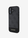 Guess Stražnja maska ​​Guess PU 4G Stripe za iPhone 16 siva