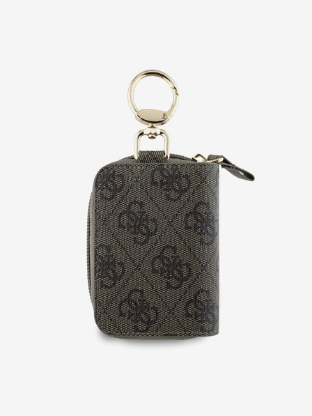 Guess Guess PU 4G Script Logo Keychain Brown