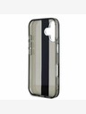 Karl Lagerfeld Stražnja maska ​​Karl Lagerfeld IML Stripe Logo za iPhone 16 crna