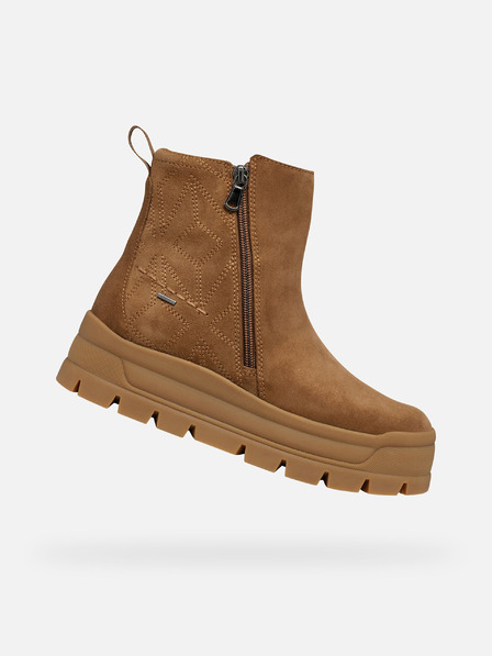 Geox Ženske smeđe gležnjače Geox Spherica Ec7.1 Abx