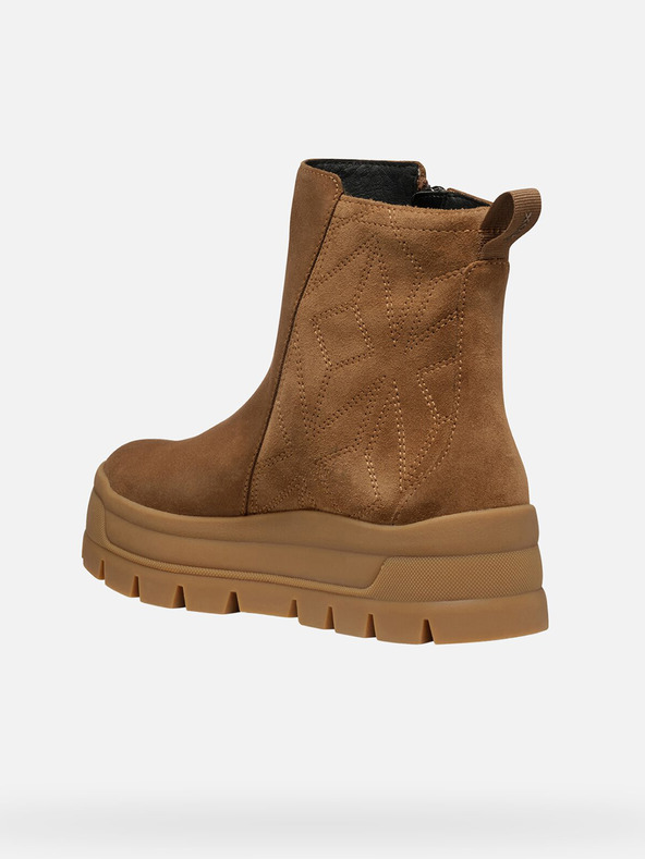 Geox Ženske smeđe gležnjače Geox Spherica Ec7.1 Abx