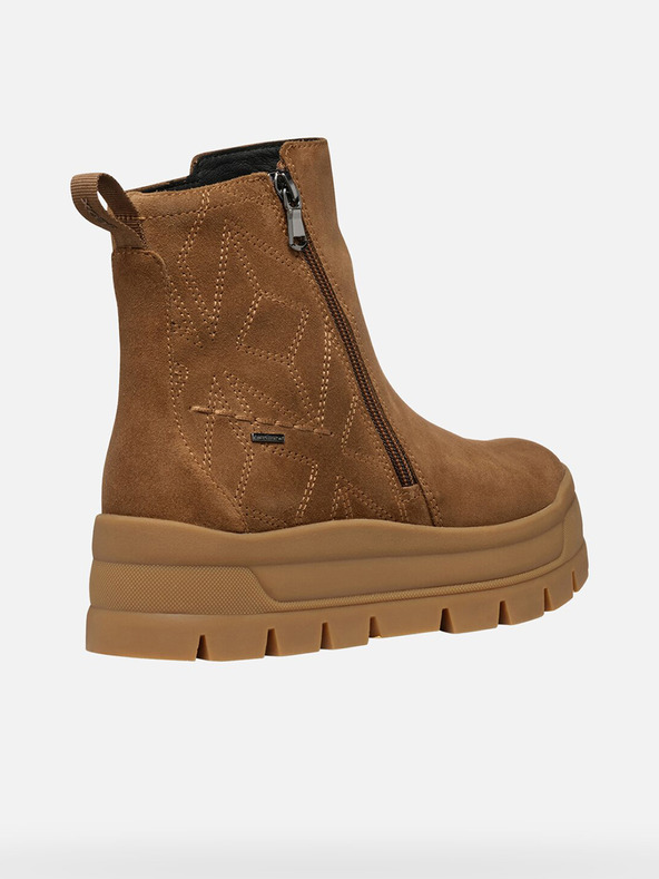 Geox Ženske smeđe gležnjače Geox Spherica Ec7.1 Abx