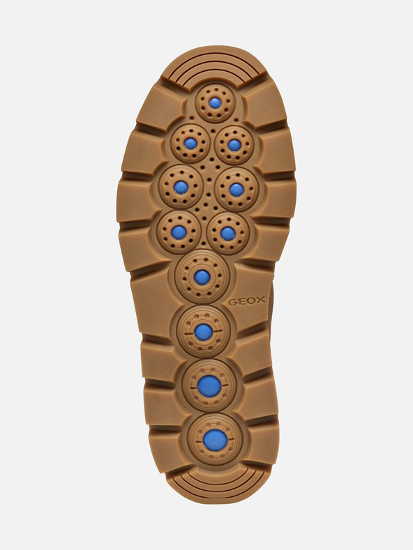 Geox Ženske smeđe gležnjače Geox Spherica Ec7.1 Abx