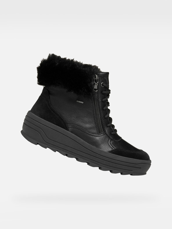 Geox Crne Geox Milleiny Abx ženske gležnjače