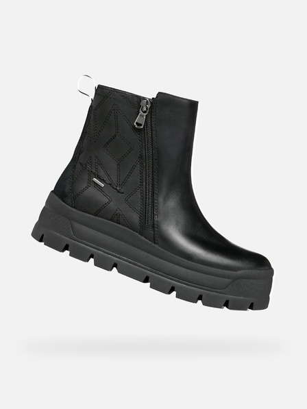 Geox Crne ženske gležnjače Geox Spherica Ec7.1 Abx