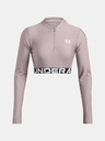 Under Armour Ženska majica kratkih rukava Under Armour HeatGear Rib 1/4 Zip LS
