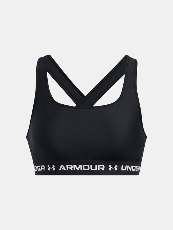 Under Armour Ženski grudnjak Under Armour Crossback Mid Bra-BLK