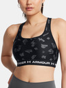 Under Armour Ženski Under Armour grudnjak srednjeg printa Crossback-BLK