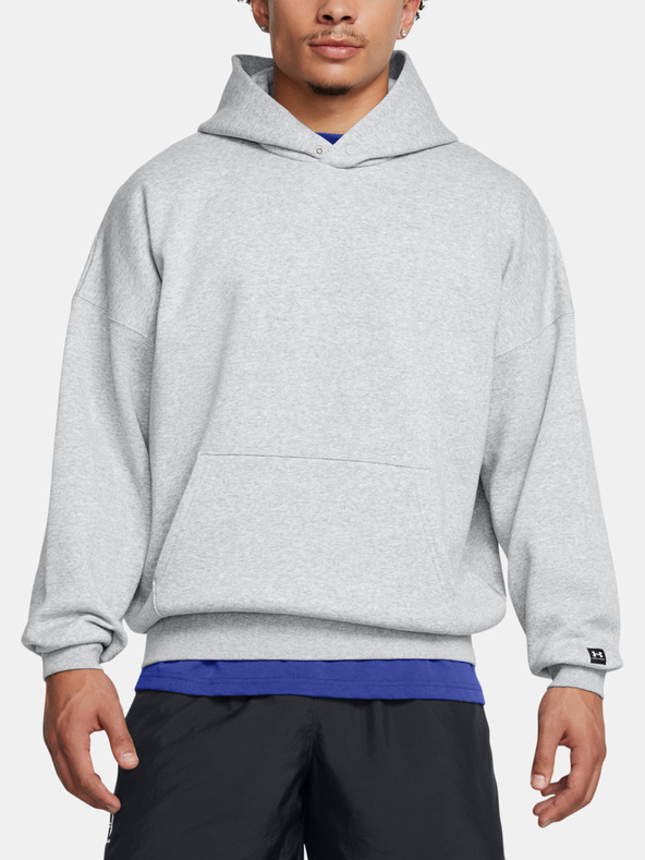 Under Armour Muška majica Under Armour UA Icon Fleece OS Hood-GRY