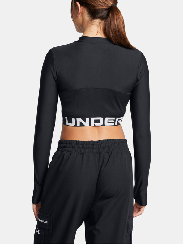 Under Armour Ženska majica kratkih rukava Under Armour HeatGear Rib 1/4 Zip LS