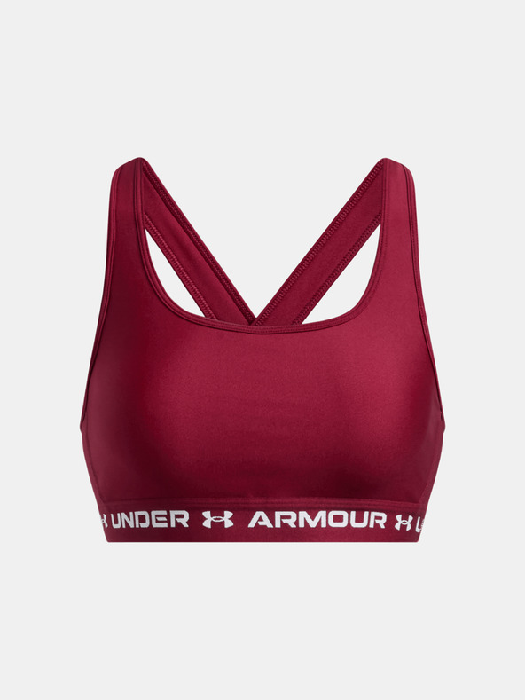 Under Armour Ženski grudnjak Under Armour Crossback Mid Bra-RED