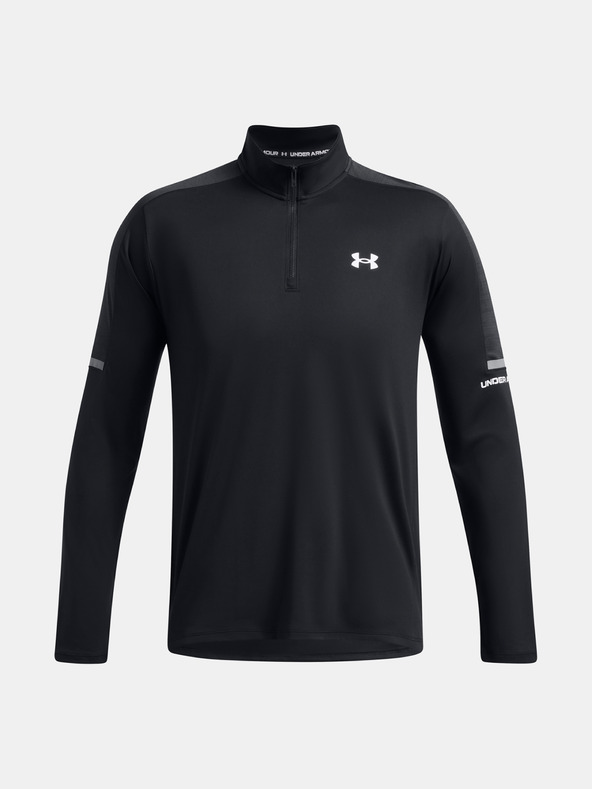 Under Armour Muška majica kratkih rukava Under Armour UA Tech Utility s 1/4 patentnim zatvaračem-BLK