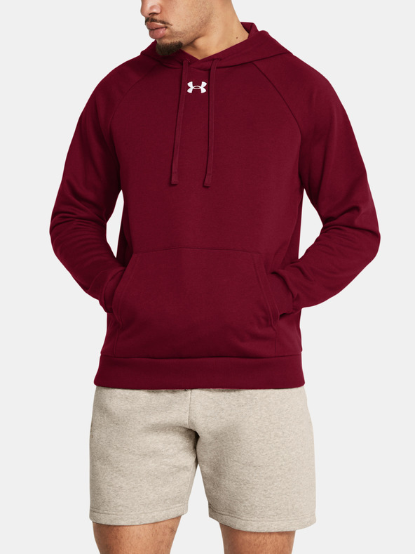 Under Armour Muški sweatshirt Under Armour UA Rival Fleece Hoodie-RED