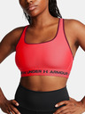 Under Armour Ženski grudnjak Under Armour Crossback Mid Bra-RED