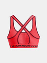 Under Armour Ženski grudnjak Under Armour Crossback Mid Bra-RED