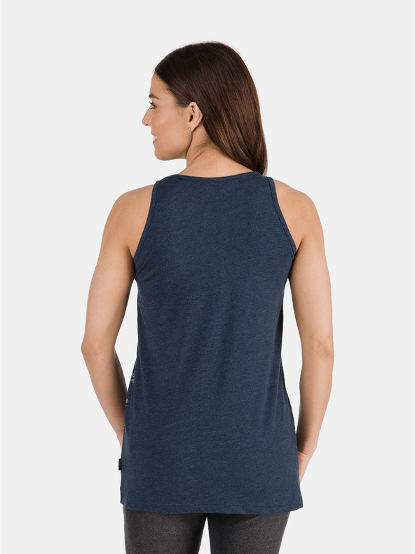 Sam 73 Tamnoplava ženska majica s uzorkom SAM 73