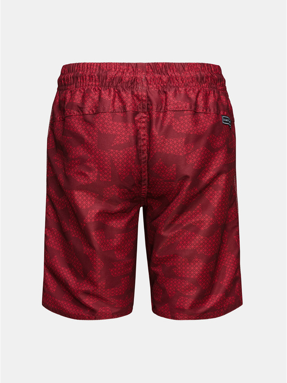 Sam 73 Crveni dječački kupaći kostim s uzorkom SAM 73