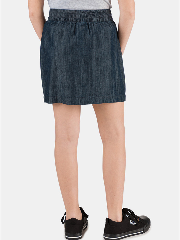 Sam 73 Tamno plava djevojačka teksas suknja s gumbima SAM 73