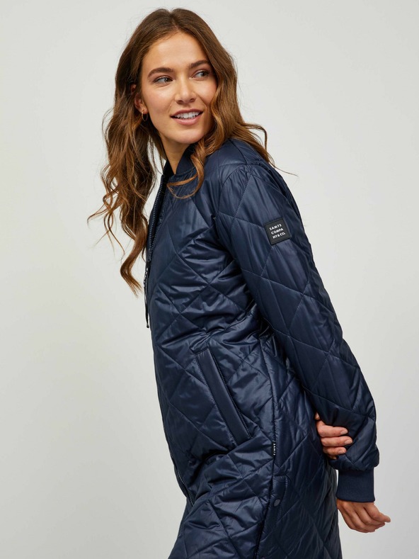 Sam 73 Sam 73 ženski tamnoplavi prošiveni kaput