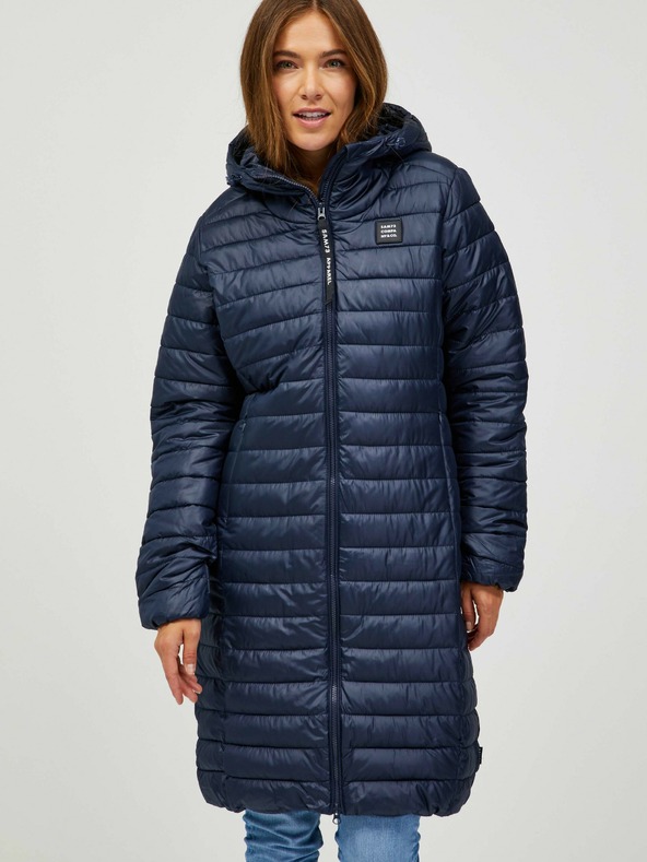 Sam 73 Sam 73 ženski tamnoplavi prošiveni kaput