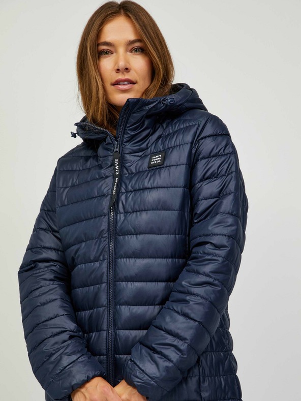 Sam 73 Sam 73 ženski tamnoplavi prošiveni kaput